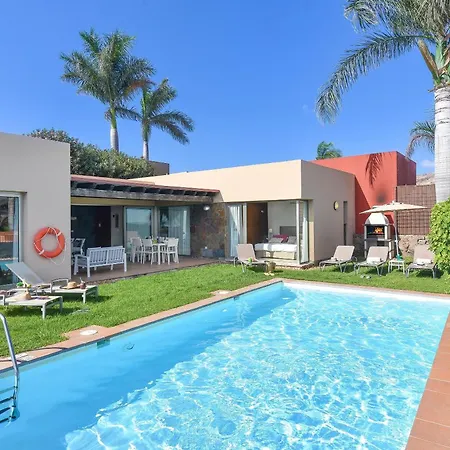 Villa Salobre Golf Siete Luxury Retreat In Gran Canaria Private Outdoor Heatable Pool Bbq Facilities Shaded Outdoor Dining Area Salobre, *